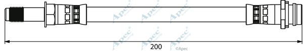 APEC BRAKING Bremžu šļūtene HOS3920